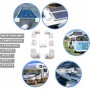 Oem, Montagehalterung Solarmodul Befestigungsmaterial 5x Set für Caravan, Wohnmobil und Boot, BOL SPECIAL, AL1146-CB