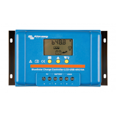 Contrôleur de charge PWM-LCD et USB Victron BlueSolar 48V-10A