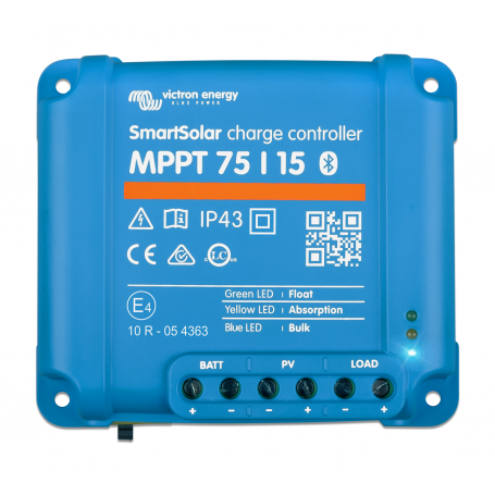 Victron energy, Victron SmartSolar MPPT Charge Controller 75V/15A, Solar controller, SL780