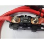 OEM - Cable de batería rojo 35mm² - 2 metros - 2x M8 con fusible Mega 80A - Cables de batería - DG002-35-2M-RE-M8-80A