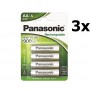 GP - Panasonic Rechargeable AA 1900 mAh - Size C D and XL - BS524-1900-CB