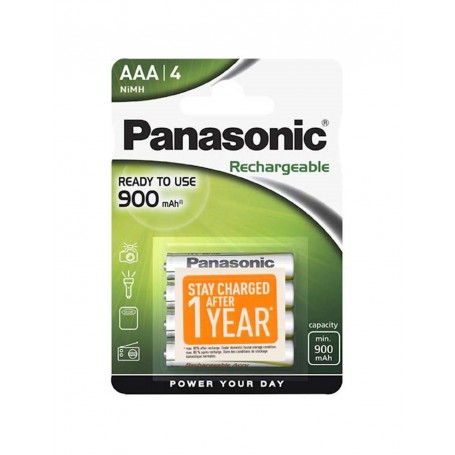 GP - Panasonic Rechargeable AAA 900 mAh - Size C D and XL - BS521-900R-CB