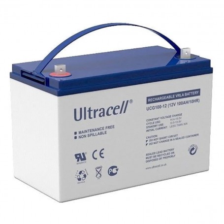 Ultracell, Ultracell DCGA/Deep Cycle Gel accu UCG 12V 100Ah, Battery Lead-acid , BS1001