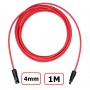 Oem - Cable MC4 macho-hembra de 4 mm, 1-20 metros, rojo/negro, 1 pieza - BOL SPECIAL - ET002-4-2X-MC4-CB