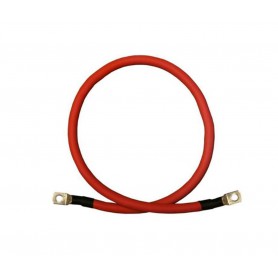 DG RUBBER HOLLAND, Accukabel rood 50mm² - 1 meter - 2x M8 oog, Accu Kabels, DG002-50-1M-RE-2XM8