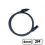 Oem - MC4 1-20 Meter 4mm Stecker-Buchse Kabel Rot/Schwarz - 1 Stück - BOL SPECIAL - ET002-4-2X-MC4-CB