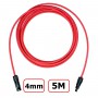 Oem - Cable MC4 macho-hembra de 4 mm, 1-20 metros, rojo/negro, 1 pieza - BOL SPECIAL - ET002-4-2X-MC4-CB