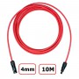 Oem - Cable MC4 macho-hembra de 4 mm, 1-20 metros, rojo/negro, 1 pieza - BOL SPECIAL - ET002-4-2X-MC4-CB