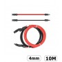 Oem - MC4 1-20 Meter 4mm Stecker-Buchse Kabel Rot/Schwarz - 2er Set - BOL SPECIAL - ET002-4-2X-MC4-SET-CB