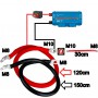 DG RUBBER HOLLAND, Battery cable SET 35mm² Red (M8 0.3M M10 M10 1.2M M8) Black (M8 1.5M M8), Battery Cables, DG003-35-1.5M-SW...