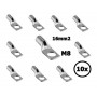 Sicame, 16 mm2 Cable Terminal Lug M8 - Single (10x set), Battery Cables, DE16-08