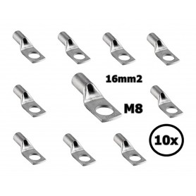 Sicame, Terminale per cavo da 16 mm2 M8 - Singolo (10x set), Cavi della batteria, DE16-08