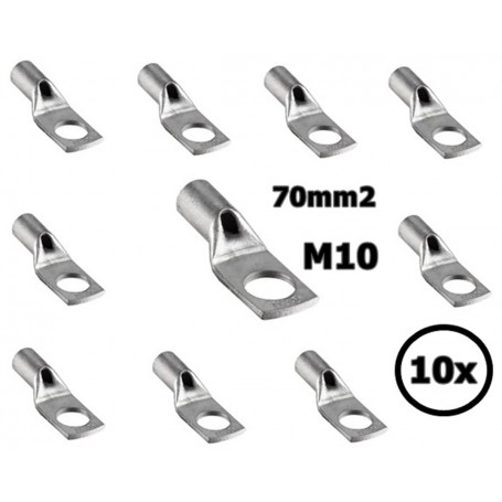 Sicame, 70 mm2 Cable Terminal Lug M8 - Single (10x set), Battery Cables, DE70-08