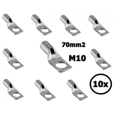 Sicame - 70 mm2 Kabelschuh M8 - Einzeln (10x set) - Batteriekabel - DE70-08