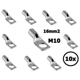 Sicame, Terminale per cavo da 16 mm2 M10 - Singolo (10x set), Cavi della batteria, DE16-10