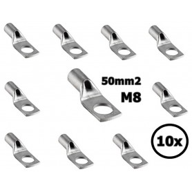 Sicame - Terminal de cablu 50 mm2 Ug M8 - simplu (10x set) - Cabluri pentru baterii - DE50-08