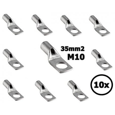 Sicame, 35 mm2 Cable Terminal Lug M10 - Single (10x set), Battery Cables, DE35-10