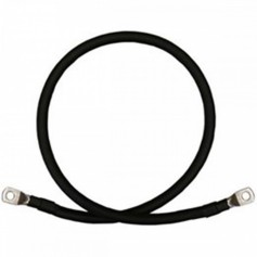 DG RUBBER HOLLAND, Câble de batterie noir 70mm² - 2 mètres - 2 x œil M10, Câbles de batterie, DG002-70-2M-BL-2XM10