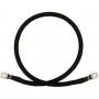 Batteriekabel schwarz 35mm² - 2 Meter - 1x M8 und 1x M10 Öse