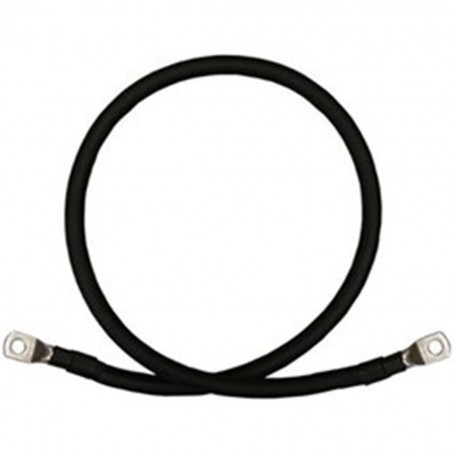 OEM - Battery cable black 35mm² - 2 meters - 1x M8 and 1x M10 eye - Battery Cables - DG002-35-2M-BL-1XM8-1XM10