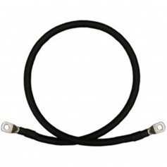 DG RUBBER HOLLAND, Battery cable black 35mm² - 2 meters - 1x M8 and 1x M10 eye, Battery Cables, DG002-35-2M-BL-1XM8-1XM10