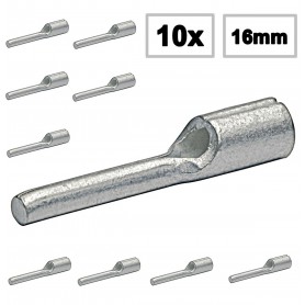 Sicame - Papuc de cablu PIN 16mm2 - 10 bucăți - Cabluri pentru baterii - DE-ST-16