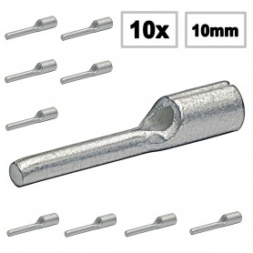 Sicame, Terminal de cable PIN 10mm2 - 10 piezas, Cables de batería, DE-ST-10