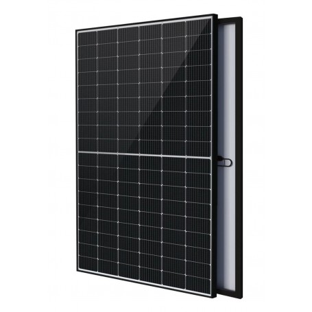 DMEGC SOLAR, DMEGC Solar 455W InfinityRT 108 Tăiat Dual Glass N -Type Mono Mono Solar - Cadru negru/Foaie de spate alb, Panou...