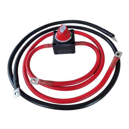 OEM - SET Cablu baterie 35mm² Roșu (M8 0.3M M10 M10 1.2M M8) Negru (M8 1.5M M8) - Cabluri pentru baterii - DG003-35-1.5M-SWIT...