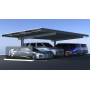 , Carport-Metallkonstruktion, Solar-Montagematerial, CARPORT