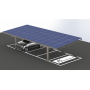 , Carport-Metallkonstruktion, Solar-Montagematerial, CARPORT