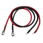 OEM, Accukabelset rood/zwart 10mm² - 1 meter - M8 oog + Aansluitpen, Accu Kabels, DG002-10-1M-M8-STF-SET