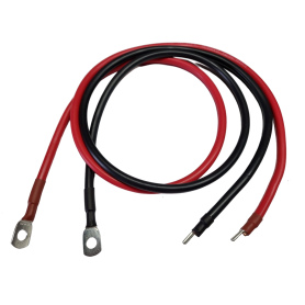 OEM, Batteriekabelsatz rot/schwarz 10mm² - 1 Meter - M8 Öse + Anschlussstift, Batteriekabel, DG002-10-1M-M8-STF-SET