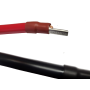 OEM, Accukabelset rood/zwart 10mm² - 1 meter - M8 oog + Aansluitpen, Accu Kabels, DG002-10-1M-M8-STF-SET