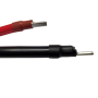 OEM, Accukabelset rood/zwart 10mm² - 1 meter - M8 oog + Aansluitpen, Accu Kabels, DG002-10-1M-M8-STF-SET