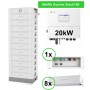 Dyness, 40kWh Storage Package - 20kW 3PH Solis Hybrid + 8x Dyness Stack100 Battery Stack + 1x BDU & Base, Energy system packs...