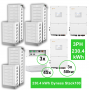 230.4kWh Storage Package - 3X 50kW 3PH Solis Hybrid + 45x Dyness Stack100 Battery Stack + 3x BDU & Base