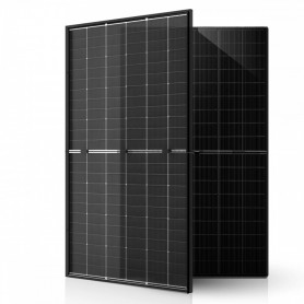JASolar, JA Solar de 450 W, tipo N, bifacial, doble acristalamiento, LB, totalmente negro, con MC4, Paneles solares, SE502-CB