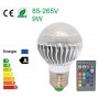 Oem - Offer € 6.99 - 9W E27 RGB LED bulb with remote CG007 - E27 LED - CG007-CB