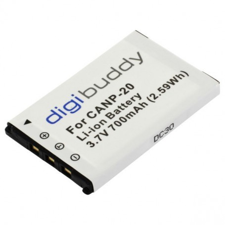 digibuddy - Accu voor Casio NP-20 Li-Ion 700mAh - Casio foto-video batterijen - ON2672