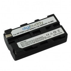 digibuddy - Accu voor Sony NP-F550 2600mAh - Sony foto-video batterijen - ON2705