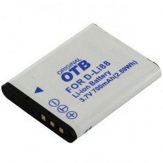 OTB - Battery for Pentax D-Li88 / Sanyo DB-L80 ON2779 - Pentax photo-video batteries - ON2779
