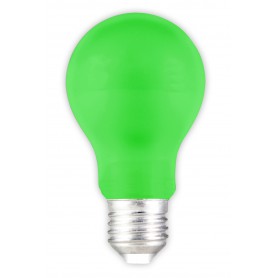 Calex, E27 1W Green LED GLS-lamp A60 240V 12lm CA032, E27 LED, CA032