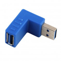 USB 3.0 Type A Adapter Male to Female Angle Down AL663