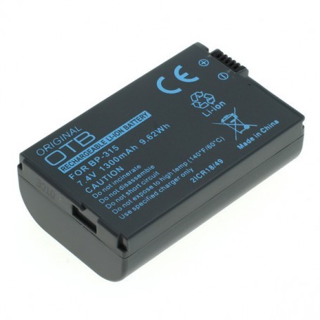 Oem - Battery for Canon BP-315 Li-Ion - Canon photo-video batteries - ON2834