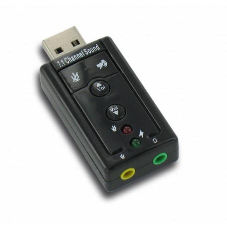 Oem - Dolphix USB 7.1 Sound Card Adapter YPU116 - Audio adapters - YPU116
