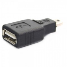 Adapter verloopstuk USB A F naar mini USB B 5 Pin M AL012