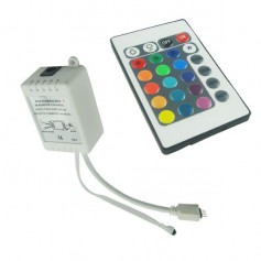 RGB LED IR Remote Controller 24 buttons + cabinet Male