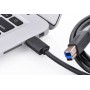 UGREEN - 2M USB 3.0 A M to B M cable Gold Plated Cable black UG007 - Printer cables - UG007