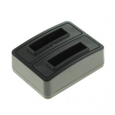 USB Duo Batterij Laadplaatje voor Minolta NP-900 / Olympus Li-80B